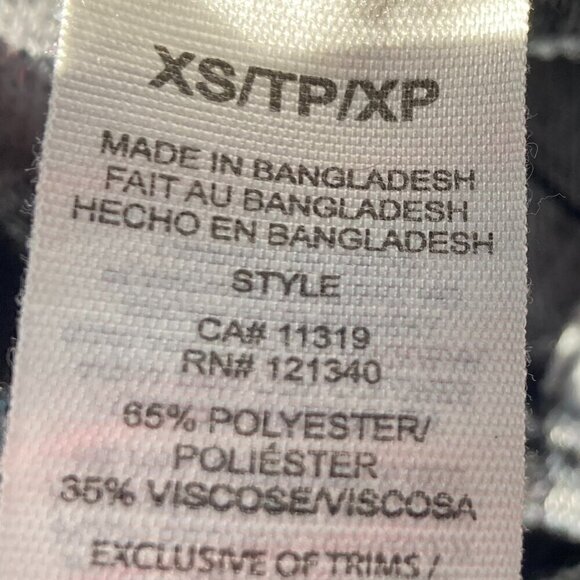 GARAGE BOYFRIEND COUPE PLAID FLANNEL SHIRT SIZE XS - Picture 4 of 4